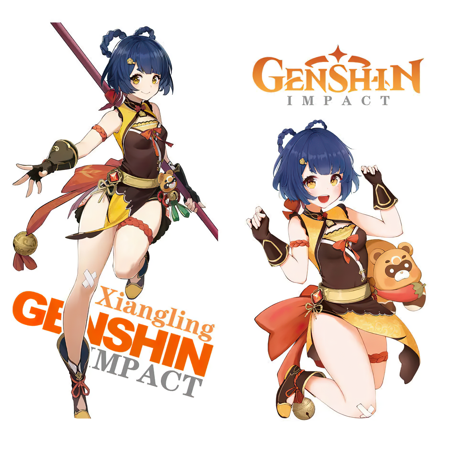 Genshin Impact X PC Stickers 3Pcs/Set