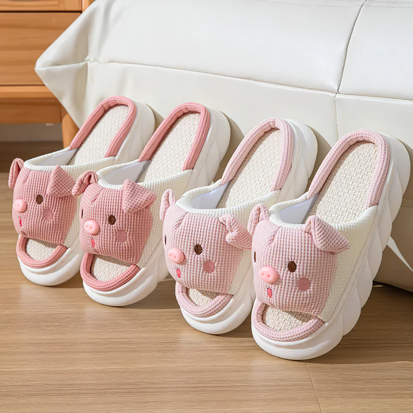 Kawaii X Pink Pig Slippers