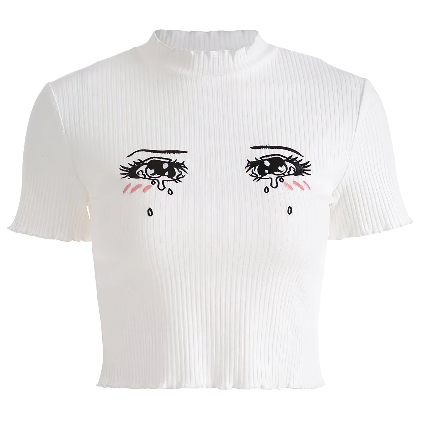 Anime Eyes X Crop Top