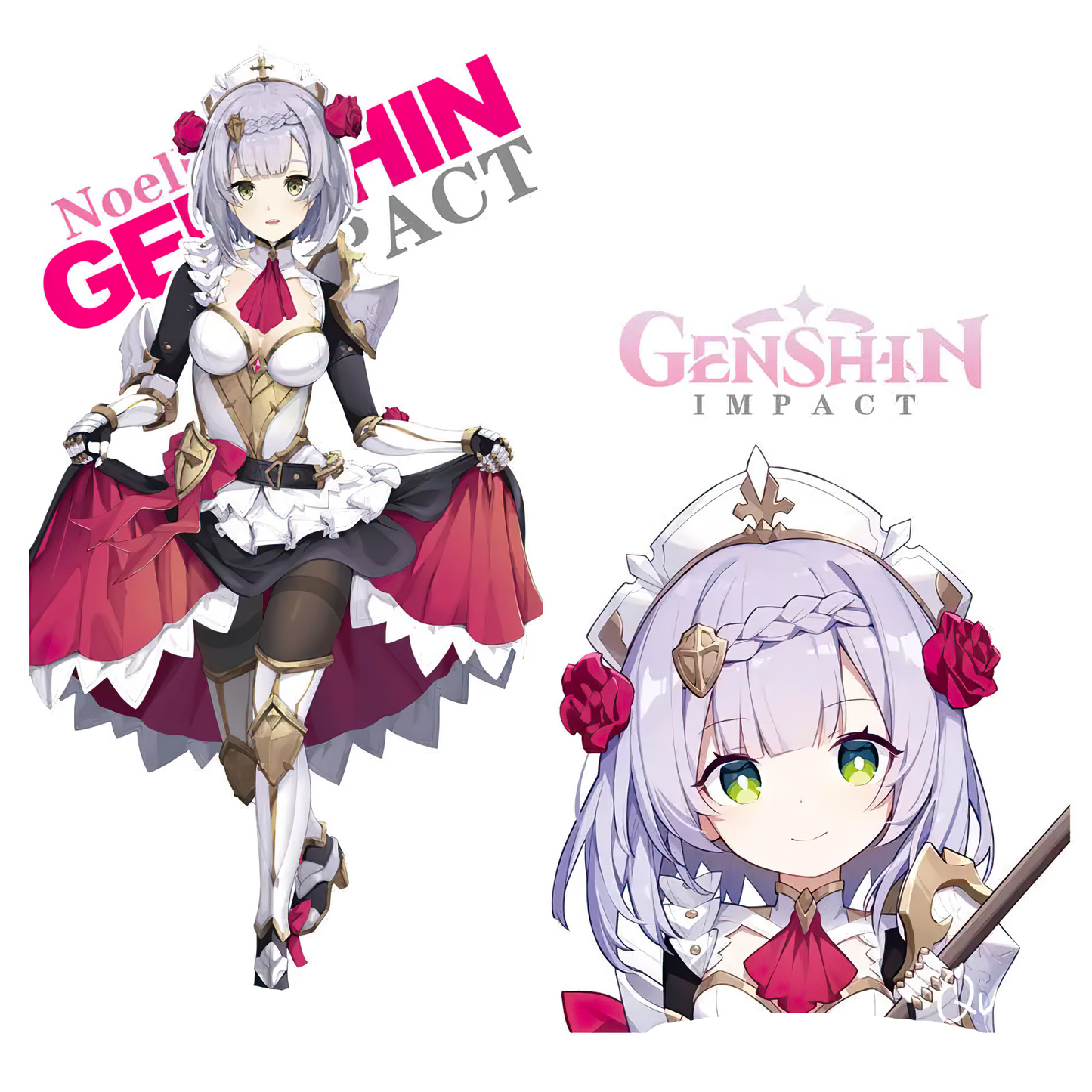 Genshin Impact X PC Stickers 3Pcs/Set