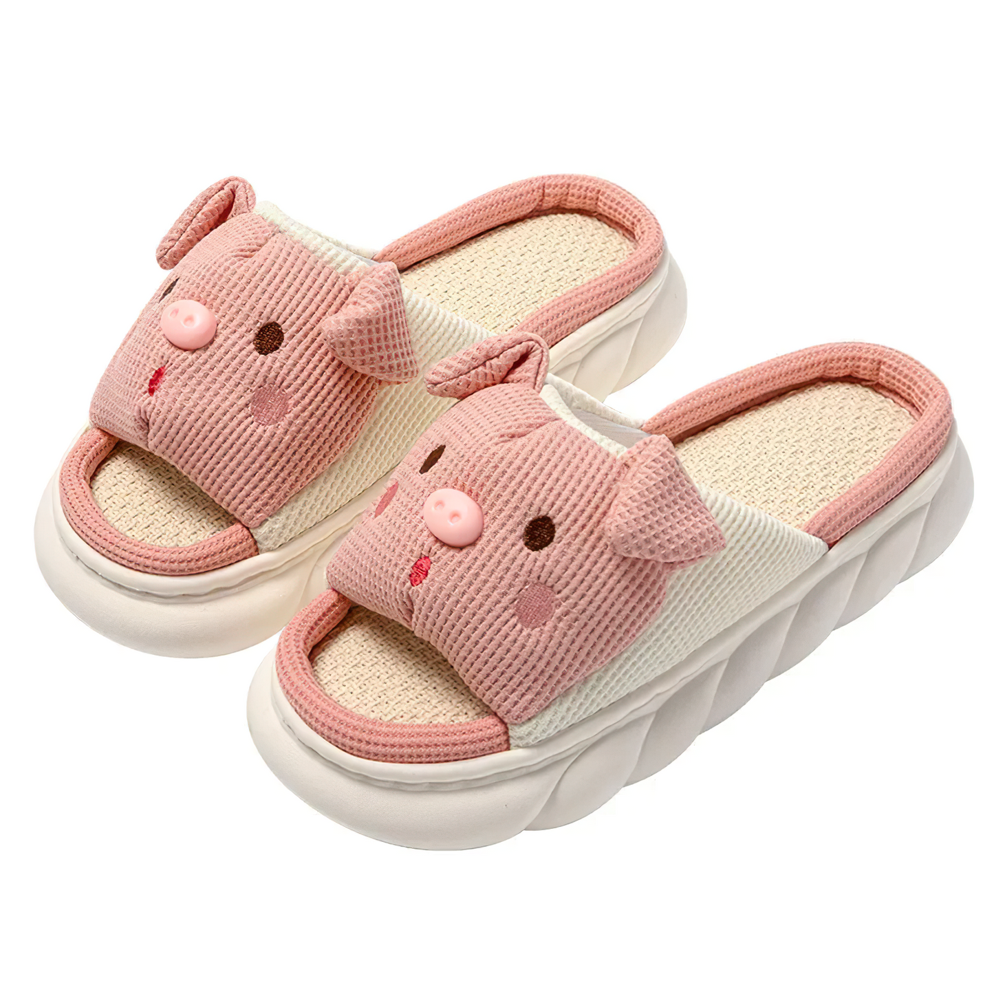 Kawaii X Pink Pig Slippers