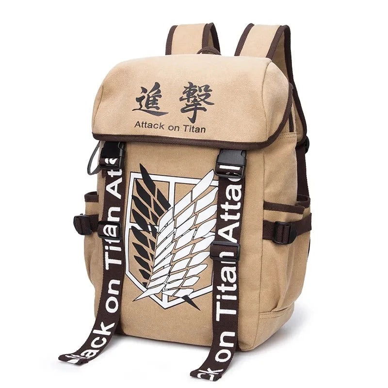 Attack on Titan X Backpack W Signs