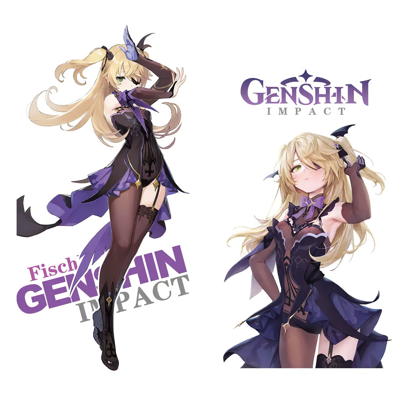 Genshin Impact X PC Stickers 3Pcs/Set