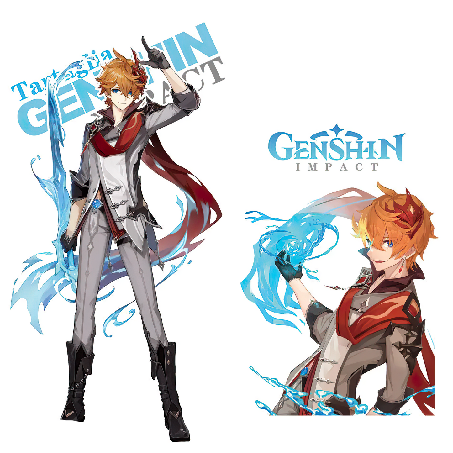 Genshin Impact X PC Stickers 3Pcs/Set