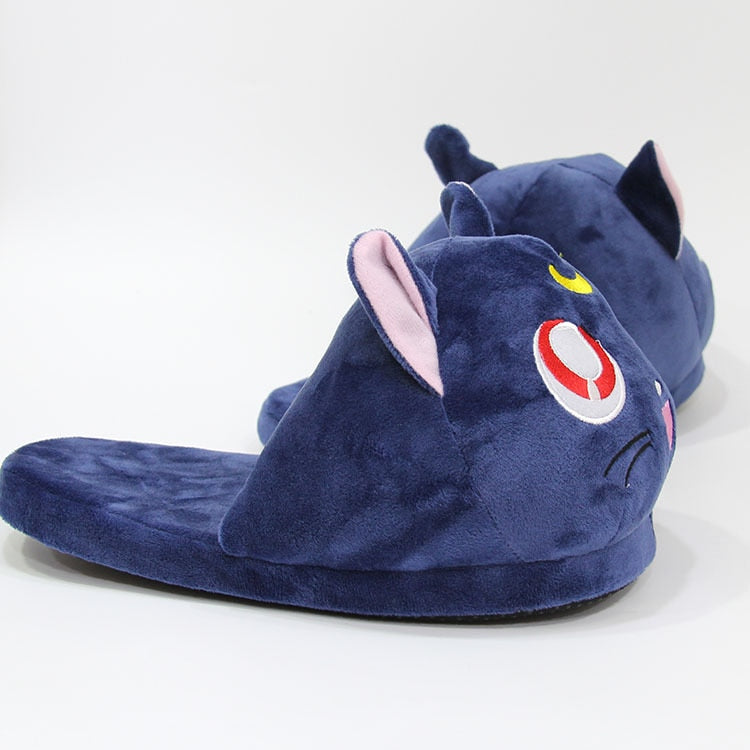 Sailor Moon Luna X Plush Slippers