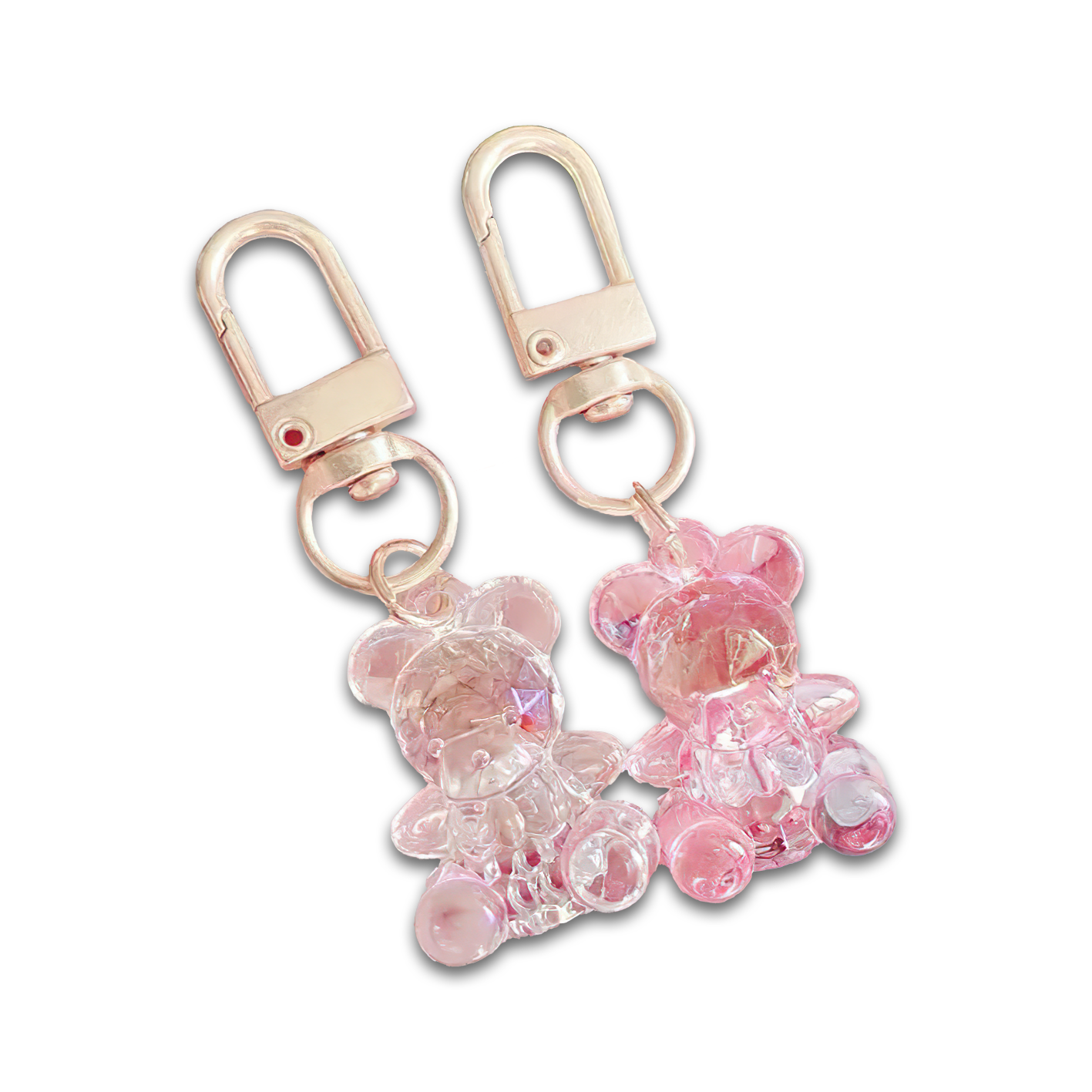 Kawaii X Crystal Bear Keychain