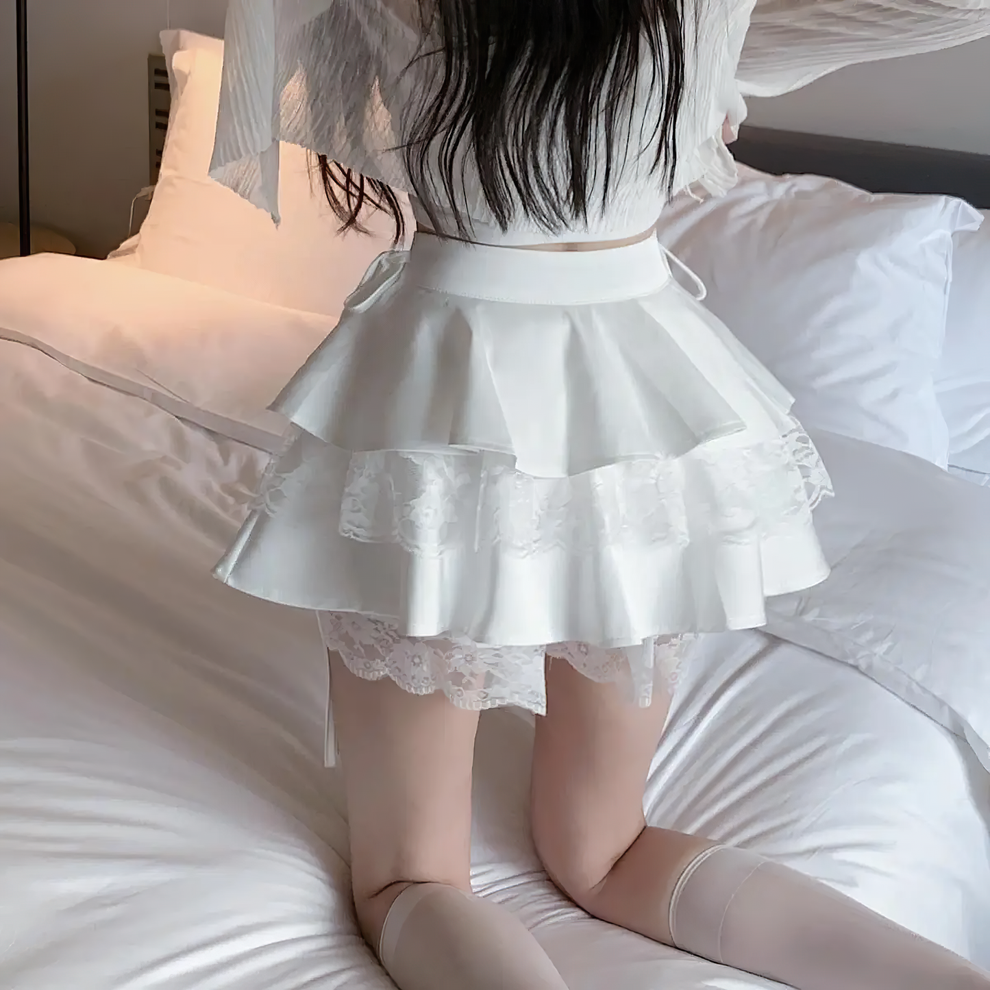 FairyCore X Ruffle Mini Skirt