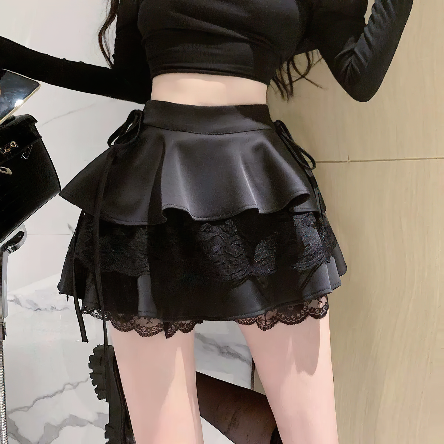 FairyCore X Ruffle Mini Skirt