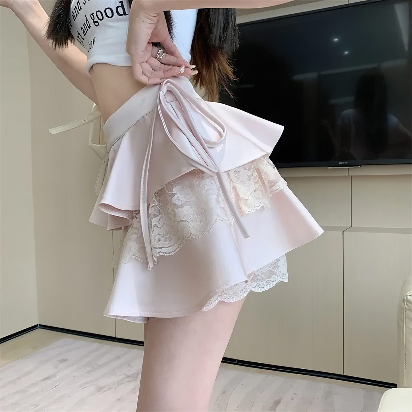 FairyCore X Ruffle Mini Skirt