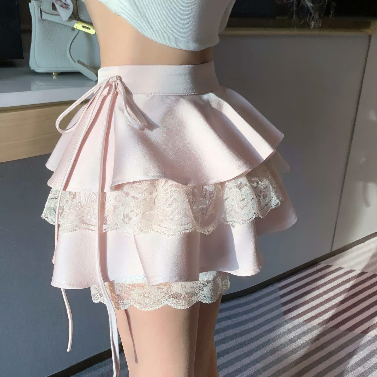 FairyCore X Ruffle Mini Skirt