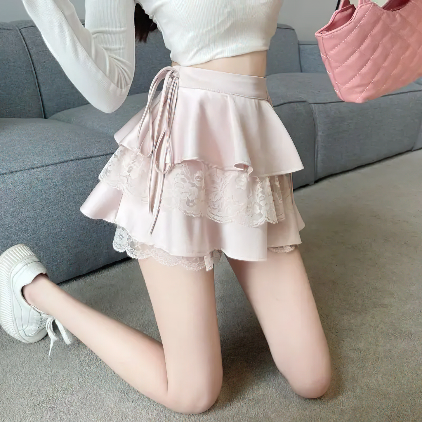 FairyCore X Ruffle Mini Skirt