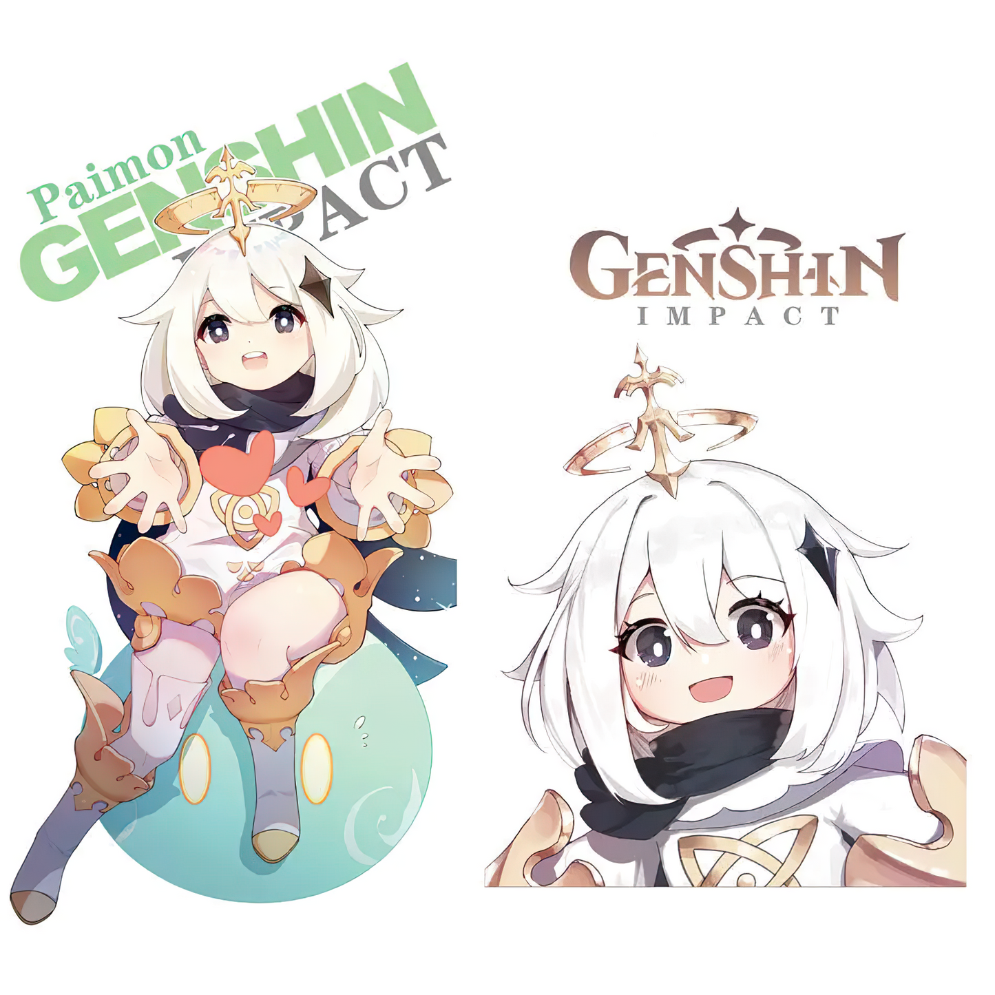 Genshin Impact X PC Stickers 3Pcs/Set